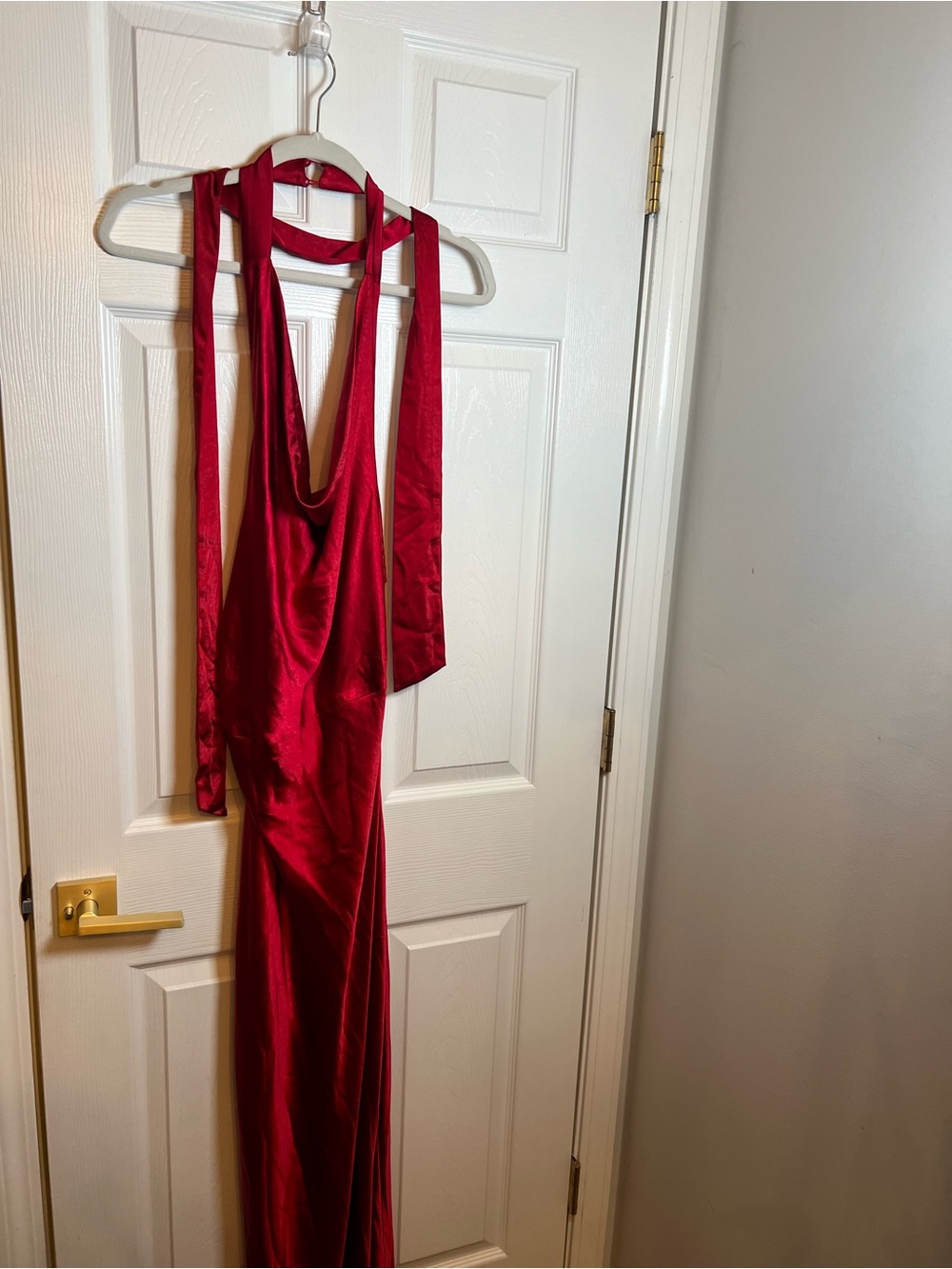 SNDYS Rosanna Maxi Dress in Red - Picture 4 of 7